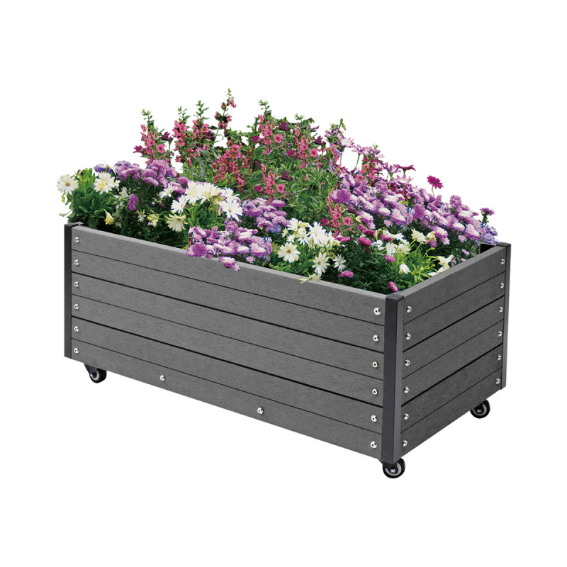 Hortus WPC højbed 36 x 90 x 50 cm – antracitgrå Hortus WPC højbed 36 x 90 x 50 cm – antracitgrå
