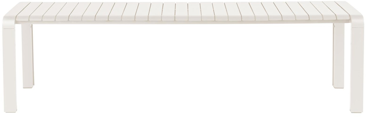 Udendørs bænk Zuiver Vondel 175 cm offwhite aluminium havebænk til 3 personer vejrbestandig Udendørs bænk Zuiver Vondel 175 cm offwhite aluminium havebænk til 3 personer vejrbestandig