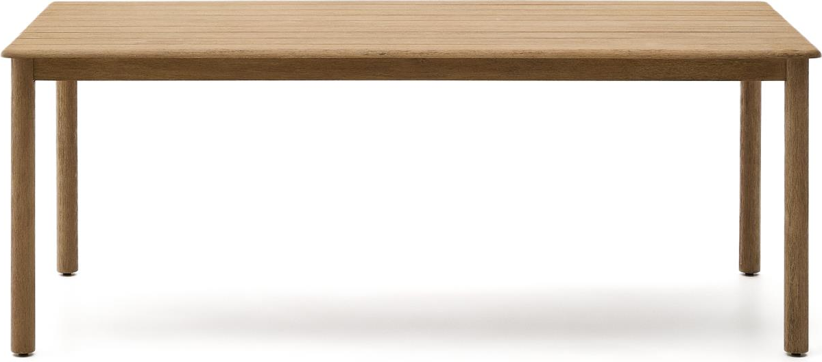 Udendørs spise- og havebord Kave Home Sori massivt akacietræ 200×100 cm brun rustik Udendørs spise- og havebord Kave Home Sori massivt akacietræ 200×100 cm brun rustik