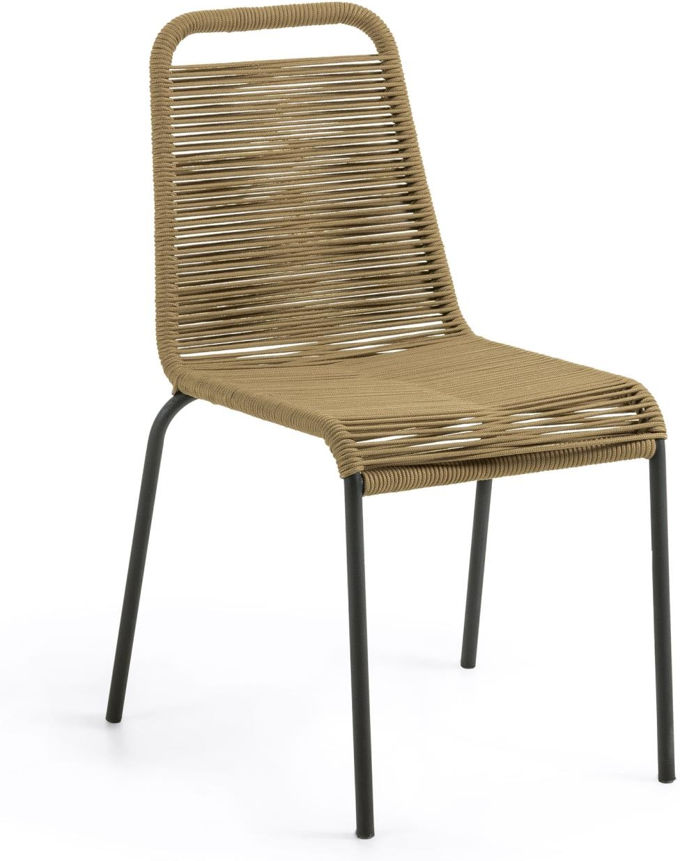 Udendørs spisebordsstol Kave Home Lambton brun/sort H84 x B49 x D59 cm Udendørs spisebordsstol Kave Home Lambton brun/sort H84 x B49 x D59 cm