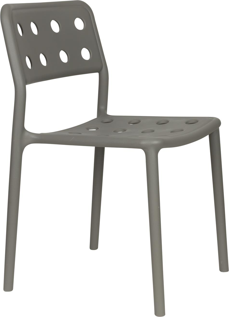 Udendørs spisebordsstol Studio White Serra mørkegrå polypropylen havestol stabelbar vedligeholdelsesfri vejrbestandig H80xB45,5xL53 cm Udendørs spisebordsstol Studio White Serra mørkegrå polypropylen havestol stabelbar vedligeholdelsesfri vejrbestandig H80xB45,5xL53 cm