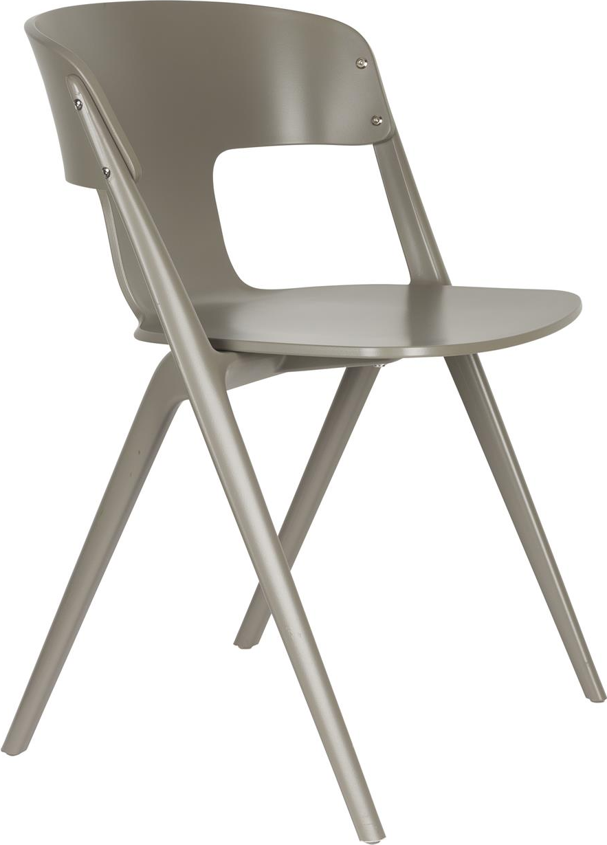 Udendørs spisebordsstol/havestol Zuiver Horizon stengrå polypropylenplast 75×57,5×52,5 cm Udendørs spisebordsstol/havestol Zuiver Horizon stengrå polypropylenplast 75×57,5×52,5 cm