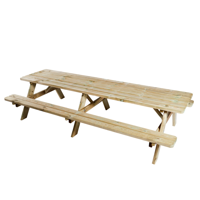Hortus XXL bord-/bænkesæt 71 x 300 x 149 cm – natur Hortus XXL bord-/bænkesæt 71 x 300 x 149 cm – natur