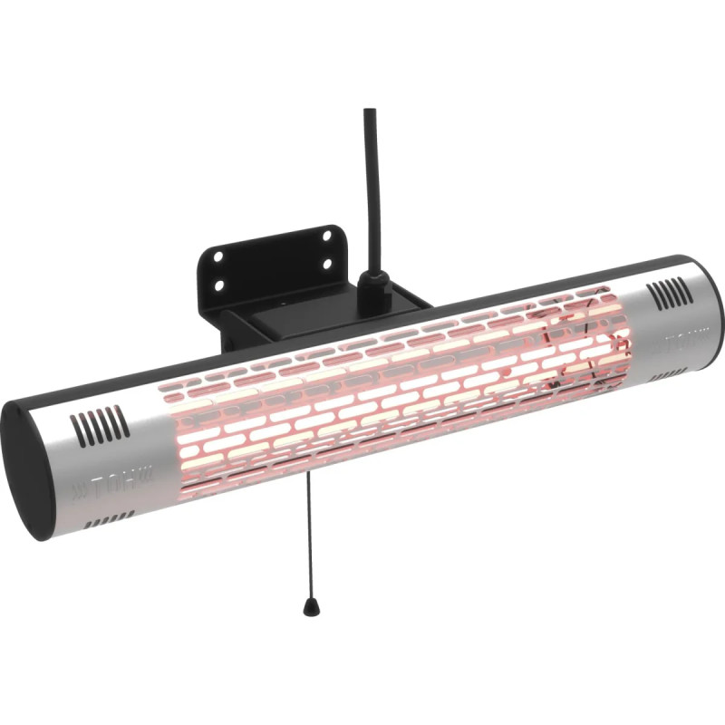 Hortus væghængt terrassevarmer 45 cm 1500W – sort Hortus væghængt terrassevarmer 45 cm 1500W – sort